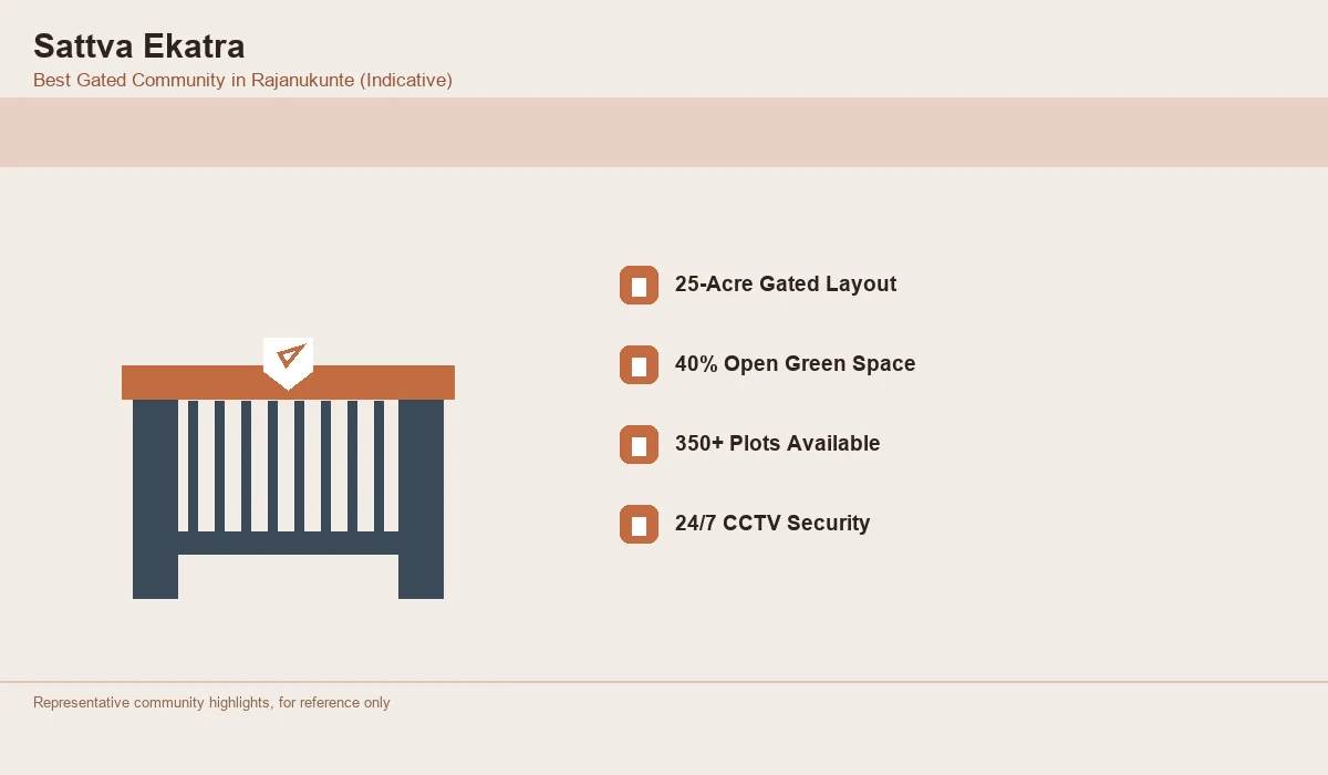 Sattva Ekatra Best Gated Community In Rajanukunte